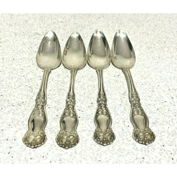 Vintage Other - Antique Rogers Silverplate Citrus Fruit Spoons (4) Orange Blossom Pattern c1910